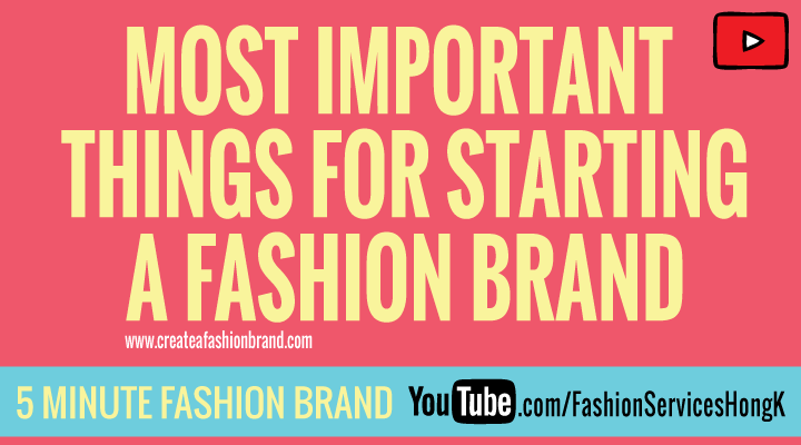 THE MOST IMPORTANT THINGS I NEED TO DO, WHEN STARTING MY CLOTHING LINE